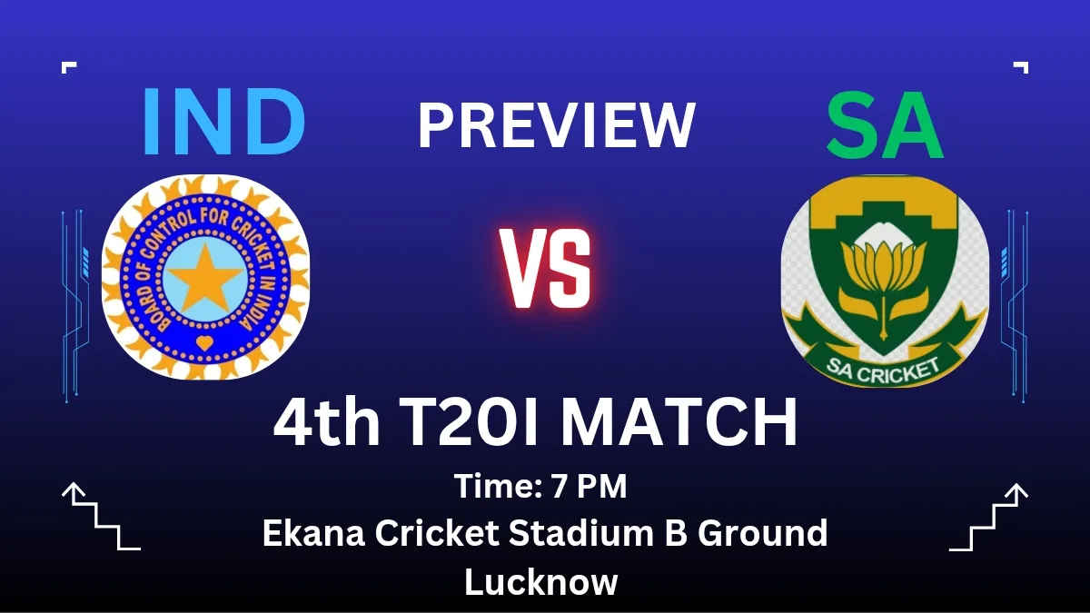 IND Vs SA 4th T20I Preview: Spotlight on Arshdeep Singh as Reeza Hendricks Faces Test in Lucknow