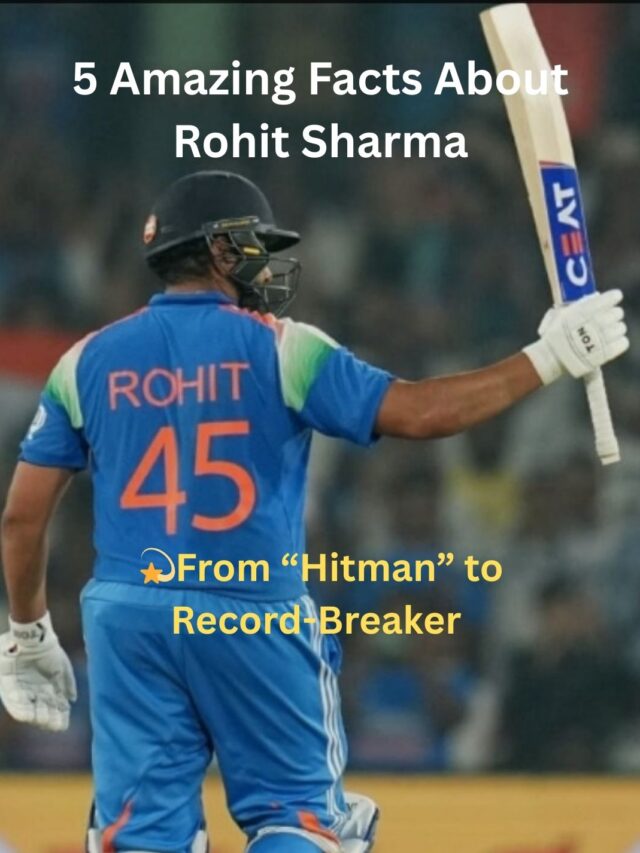 5 Amazing Facts About Rohit Sharma